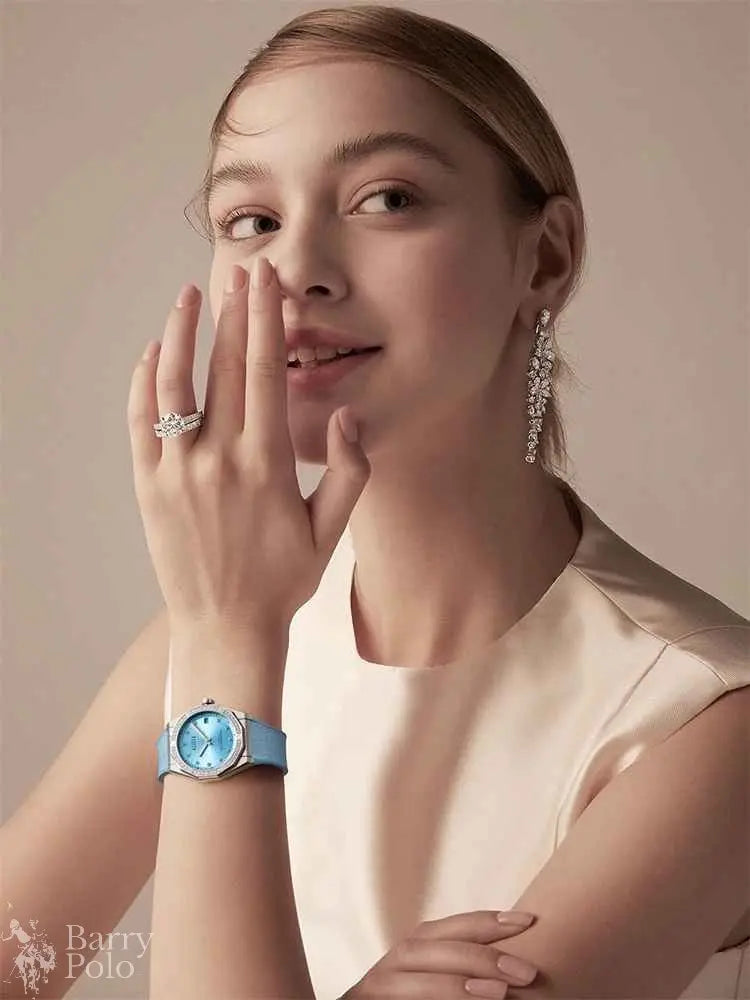 BONEST GATTI Women's Automatic Luxury Watch - Sapphire Crystal, 5ATM Waterproof, Luminous, Leather Strap Barry Polo