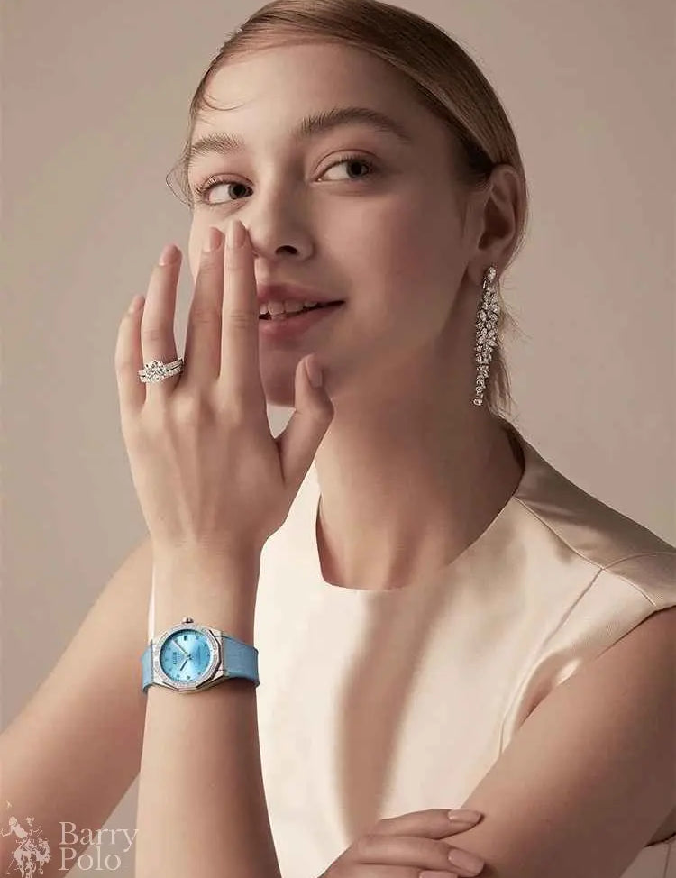 BONEST GATTI Women's Automatic Luxury Watch - Sapphire Crystal, 5ATM Waterproof, Luminous, Leather Strap Barry Polo