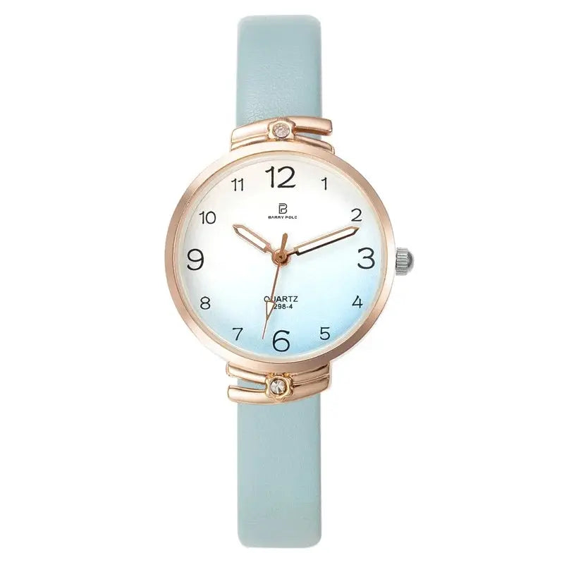 BARRY POLO  Women's Luxury Quartz Watch - Oval Case, Waterproof, Shock Resistant, Leather Strap Barry Polo