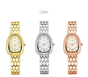 BARRY POLO Women's Luxury Quartz Watch - Oval Case, Waterproof, Shock Resistant, Stainless Steel Barry Polo