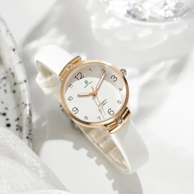 BARRY POLO  Women's Luxury Quartz Watch - Oval Case, Waterproof, Shock Resistant, Leather Strap Barry Polo