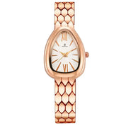 BARRY POLO Women's Luxury Quartz Watch - Oval Case, Waterproof, Shock Resistant, Stainless Steel Barry Polo