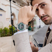 BONEST GATTI BG8803 Men's Automatic Luxury Sport Watch - Skeleton Dial, 5ATM Waterproof, Stainless Steel Barry Polo