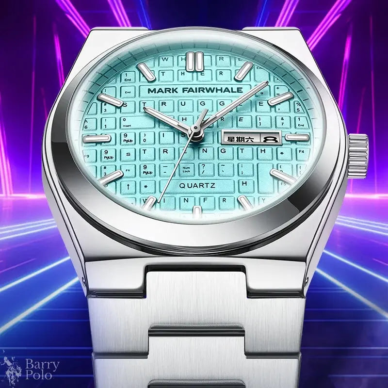 Mark Fairwhale FW-5012 Men's Quartz Fashion Watch with Luminous Display Barry Polo