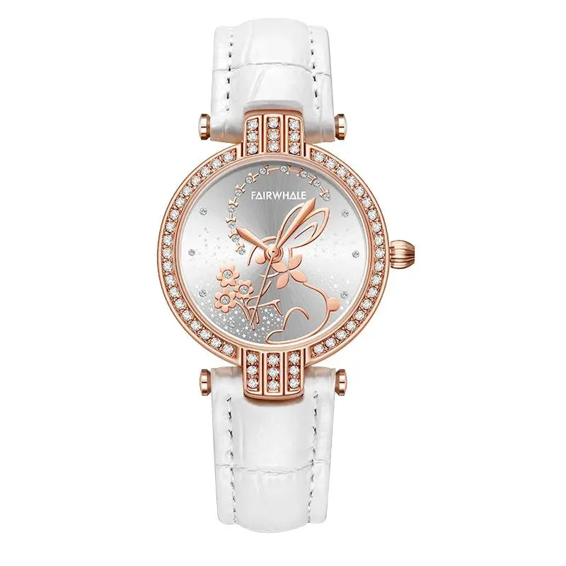 Fairwhale FW-3600 Women's Limited Edition Luxury Quartz Watch - Waterproof, Leather Strap, Elegant Design Barry Polo