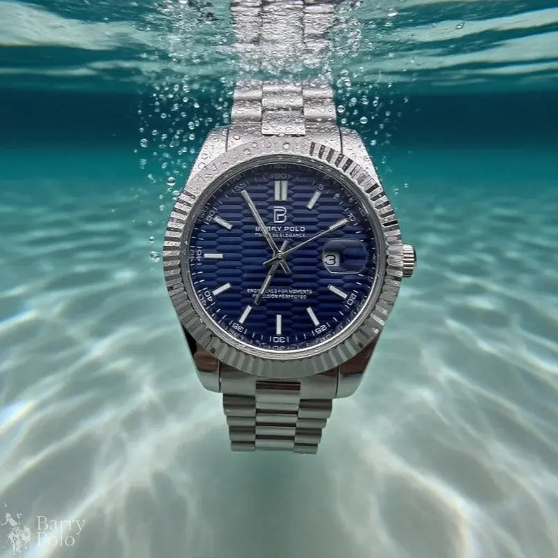 Barrypolo 40mm Luxury Men’s Quartz Watch - Diver with Calendar Barry Polo