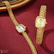 Mark Fairwhale FW-3060 Women's Quartz Luxury Sport Watch with Gold Sunburst Dial Barry Polo