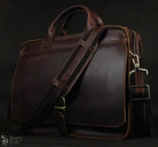 Luxury Genuine Leather Men Briefcase Business Bag Leather portfolio Laptop Bag Shoulder Messenger Bag male Document Office bag