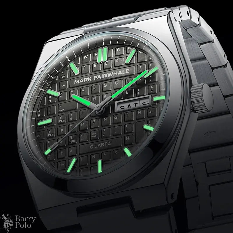 Mark Fairwhale FW-5012 Men's Quartz Fashion Watch with Luminous Display Barry Polo