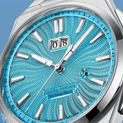 Lucky Harvey Chiming Men's Automatic Luxury Watch - Sapphire Crystal, Luminous, Day/Date, Stainless Steel Barry Polo