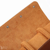 1/2/3-Slot Watch Roll Travel Case Portable Vintage Leather Watch Display Case Storage Box Watch Organizers Men Christmas Gift