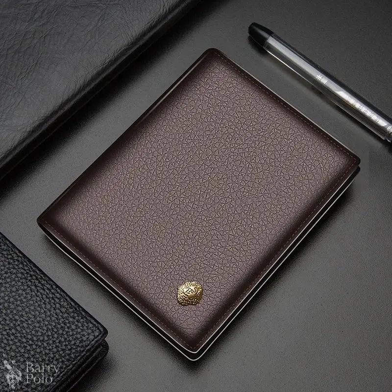 Men’s Genuine Leather Wallet - Perfect Gift for Husband or Boyfriend Barry Polo
