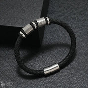 Barry Polo New Men’s Leather Romance Attract Magnetic Bracelet - Punk Gift Barry Polo
