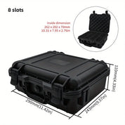 8/15 Slots Waterproof Watch Box,Collection Watch Antique Portable Moisture-proof Mildew-proof Protective Safety Case With Sponge