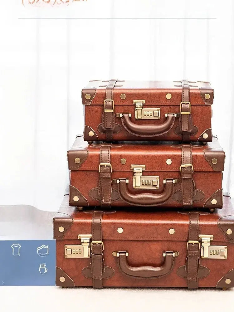 Barry Polo Retro British Hard Shell Suitcase Handbag - Password Protected Luxury Barry Polo