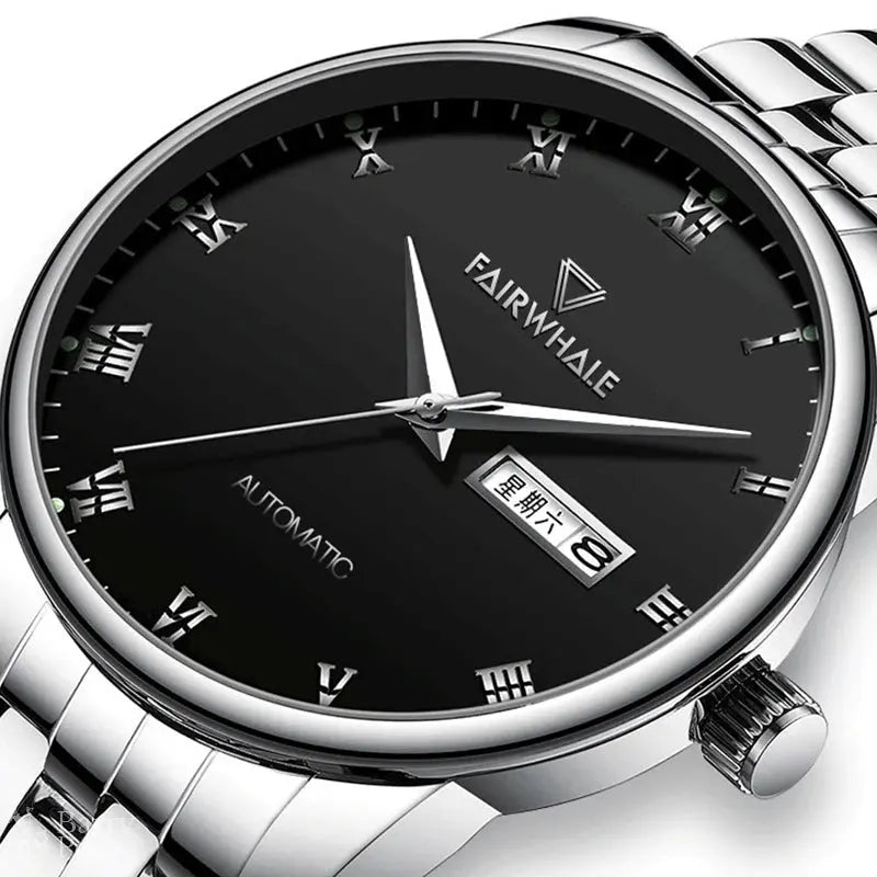 Mark Fairwhale 5450 Business Waterproof Watch Men Quartz Automatic Non Mechanical Watch Multi Function Week Calendar Man Watch