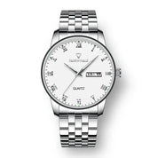 Mark Fairwhale 5450 Business Waterproof Watch Men Quartz Automatic Non Mechanical Watch Multi Function Week Calendar Man Watch