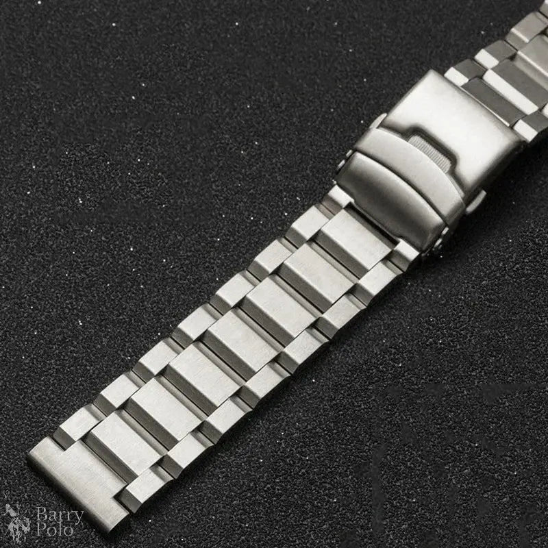 Barry Polo Metal Strap Stainless Steel Bracelet 18-25mm - Luxury Seiko Upgrade Barry Polo