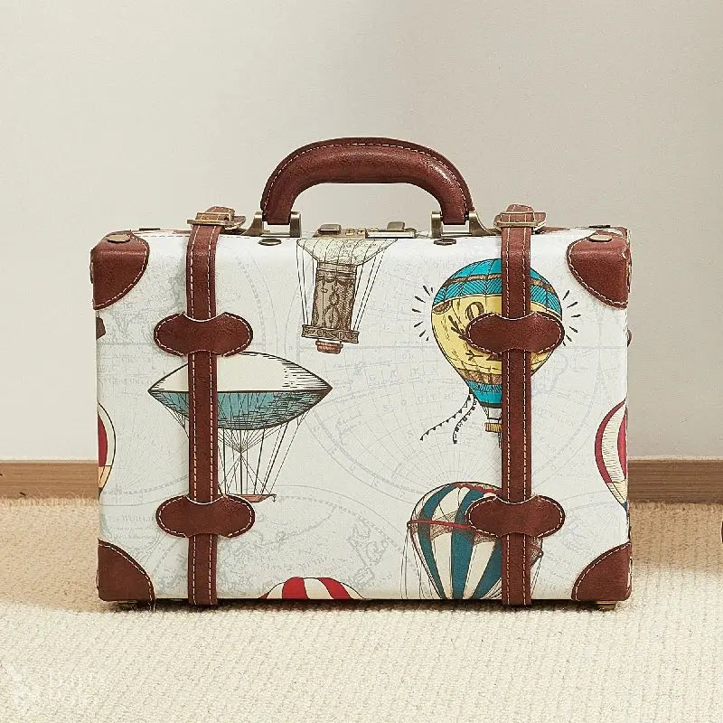 Barry Polo Retro British Hard Shell Suitcase Handbag - Password Protected Luxury Barry Polo