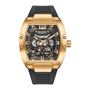 Mark Fairwhale Automatic Movement Men Watches Fashion Casual Sport Rubber Band Waterproof Mechanical Watch