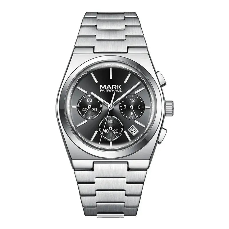 MARK FAIRWHALE 5170 Business Luxury Men Watch Multifunction Chronograph Calendar Quartz Wristwatches Waterproof Watches for Man