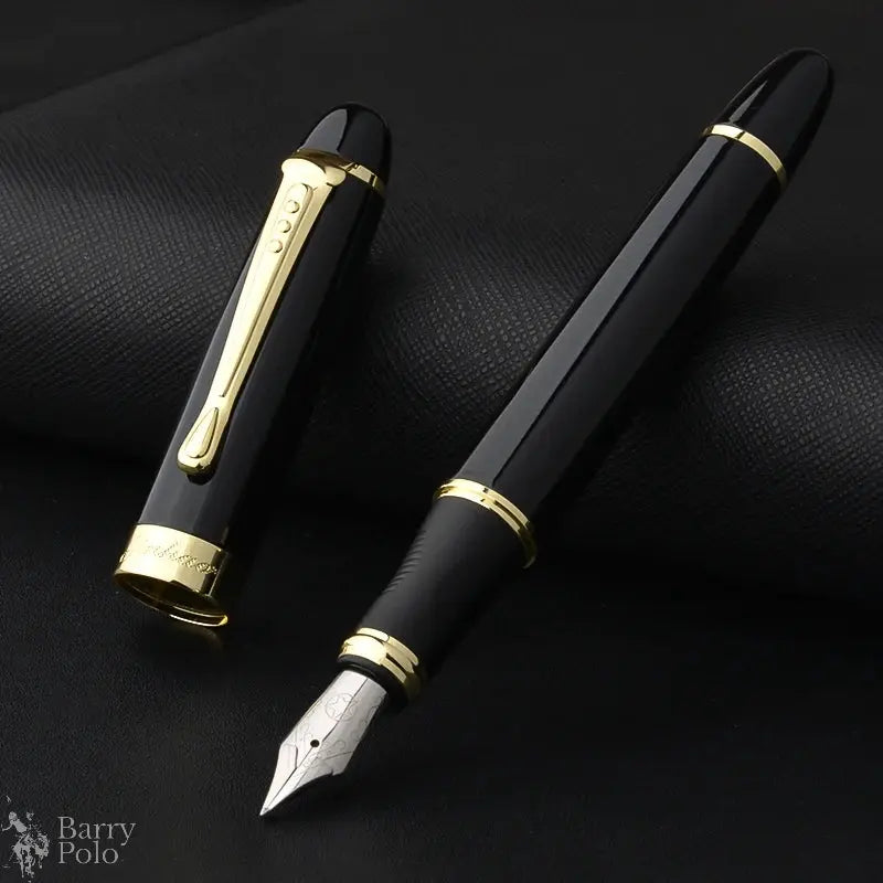 Luxury Long Knife Blade Tip Fountain Pen 3.0mm Nib Hand-polished Collectible  Pocket Design Portable Cute Pens Office Supplies