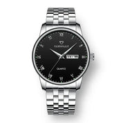 Mark Fairwhale 5450 Business Waterproof Watch Men Quartz Automatic Non Mechanical Watch Multi Function Week Calendar Man Watch