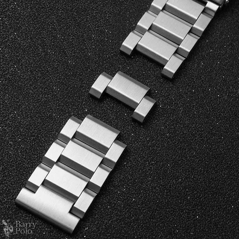 Barry Polo Metal Strap Stainless Steel Bracelet 18-25mm - Luxury Seiko Upgrade Barry Polo