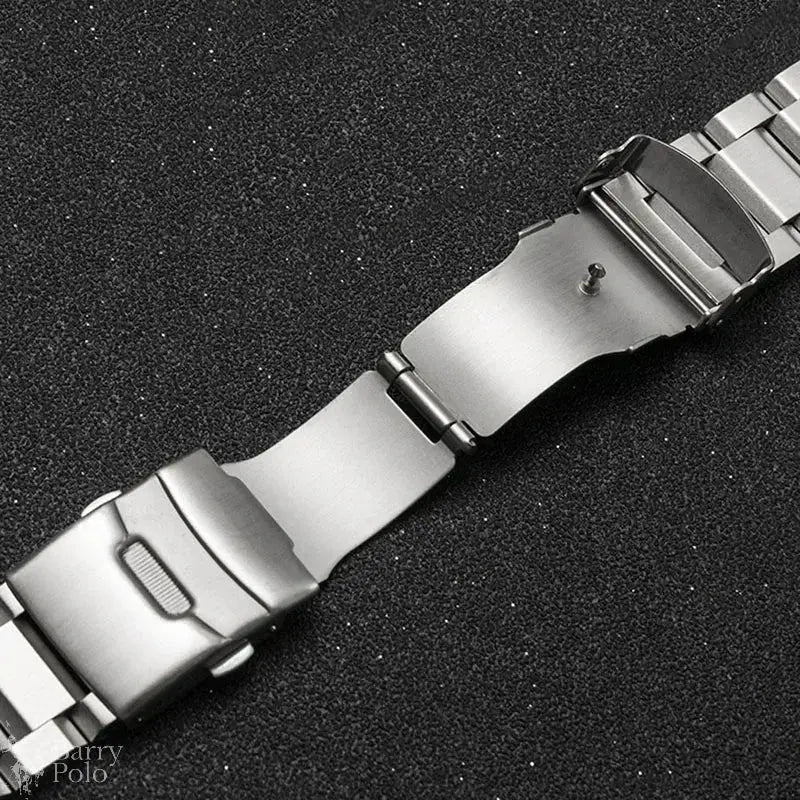 Barry Polo Metal Strap Stainless Steel Bracelet 18-25mm - Luxury Seiko Upgrade Barry Polo