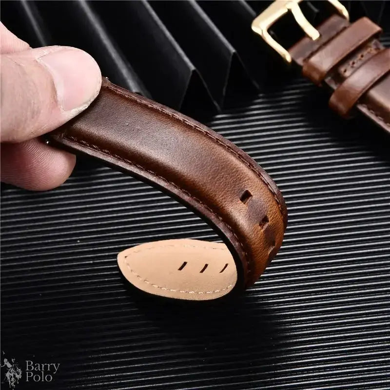 Barry Polo Quick Release Leather Watchbands 18-22mm - Style Meets Convenience Barry Polo