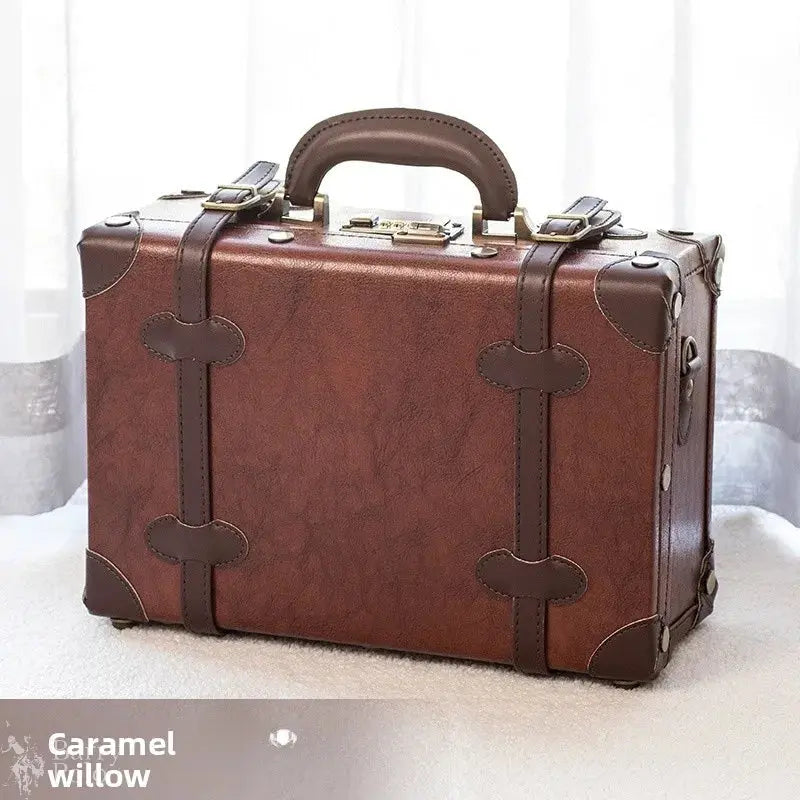 Barry Polo Retro British Hard Shell Suitcase Handbag - Password Protected Luxury Barry Polo