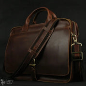 Luxury Genuine Leather Men Briefcase Business Bag Leather portfolio Laptop Bag Shoulder Messenger Bag male Document Office bag