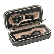 New Travel Dustproof Embedded Watch Box Zipper Portable PU Leather Storage Case Watch Display Box For Trips And Gift Storage Bag