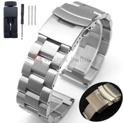 Barry Polo Metal Strap Stainless Steel Bracelet 18-25mm - Luxury Seiko Upgrade Barry Polo