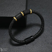 Barry Polo New Men’s Leather Romance Attract Magnetic Bracelet - Punk Gift Barry Polo