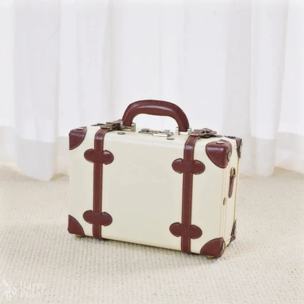 Barry Polo Retro British Hard Shell Suitcase Handbag - Password Protected Luxury Barry Polo