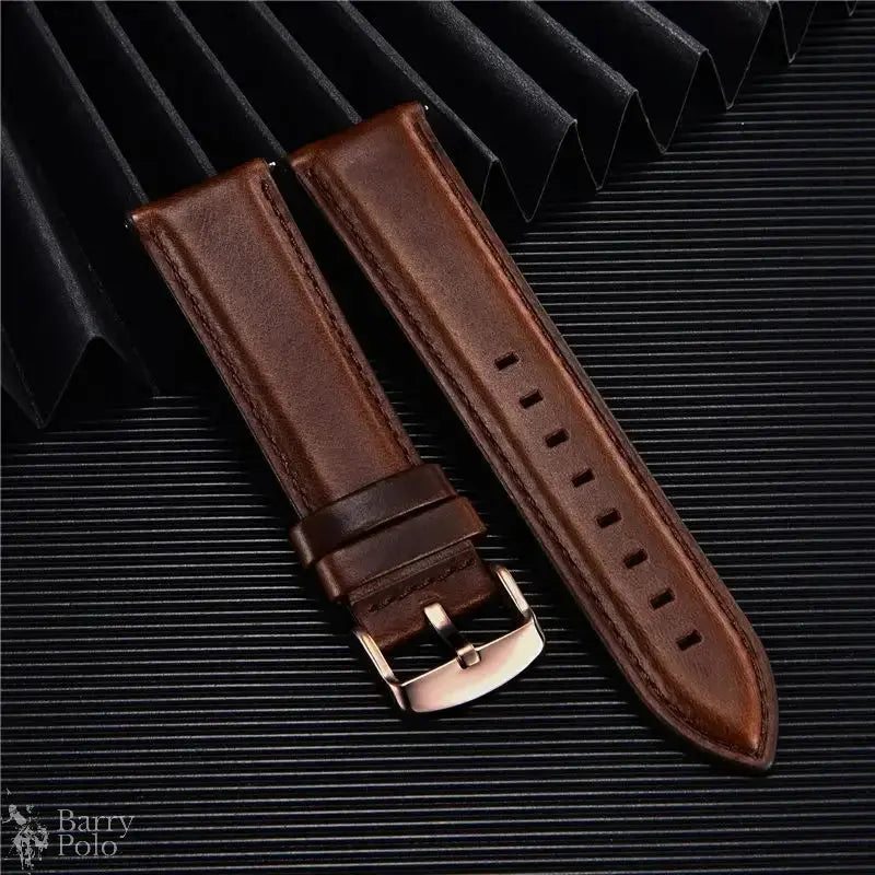 Barry Polo Quick Release Leather Watchbands 18-22mm - Style Meets Convenience Barry Polo