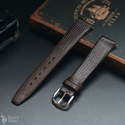 Vintage Lizard Embossed Calf Leather Watch Strap 12-21mm - Thin & Soft Barry Polo