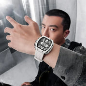 Mark Fairwhale 5560 Fashion Men's Quartz Watch Multifunction Calendar Luminous Casual Sports Watches for Man