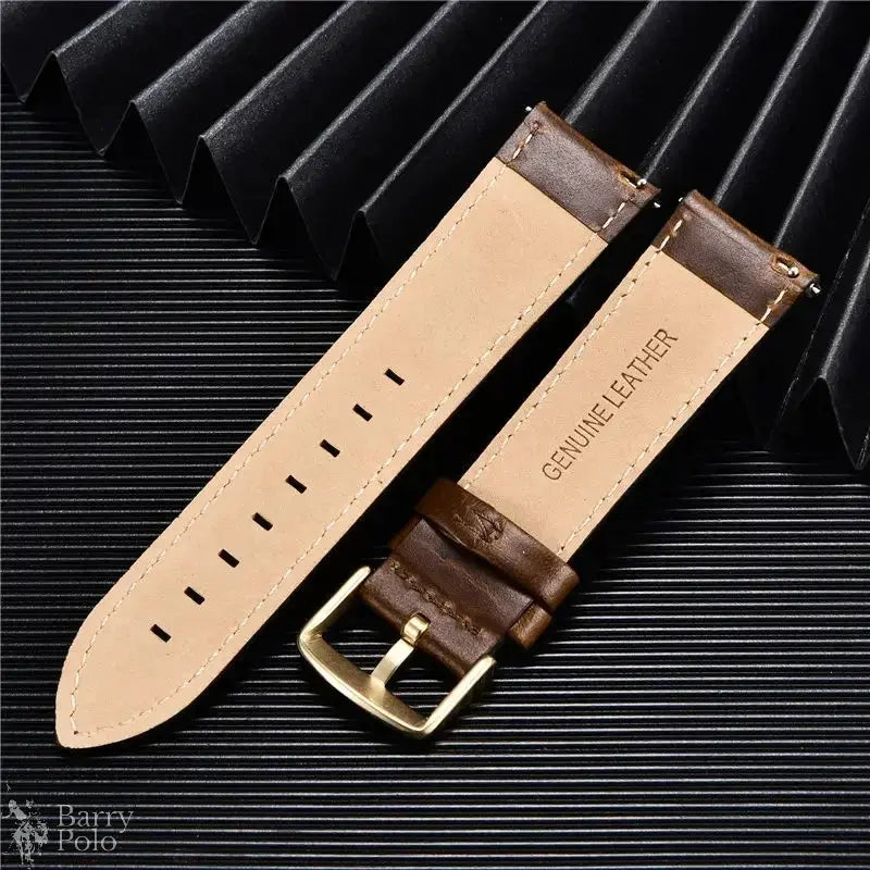 Barry Polo Quick Release Leather Watchbands 18-22mm - Style Meets Convenience Barry Polo