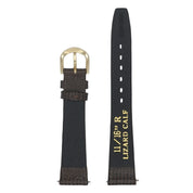Vintage Lizard Embossed Calf Leather Watch Strap 12-21mm - Thin & Soft Barry Polo