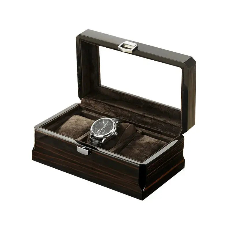 Barry Polo Black Elegance Watch Box - 3 Slots Barry Polo