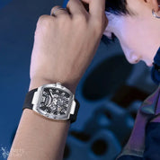 Mark Fairwhale Automatic Movement Men Watches Fashion Casual Sport Rubber Band Waterproof Mechanical Watch