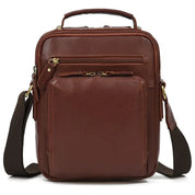 Newsbirds Leather Shoulder Bag Vintage Style Crossbody Bag Books School Bag Of Men Male Daily Messenger Bag Crazy Horse Skin