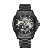 MARK FAIRWHALE 6950 Male Clock Automatic Movement Luminous Waterproof Stainless Steel Business Mechanical Watches for Man