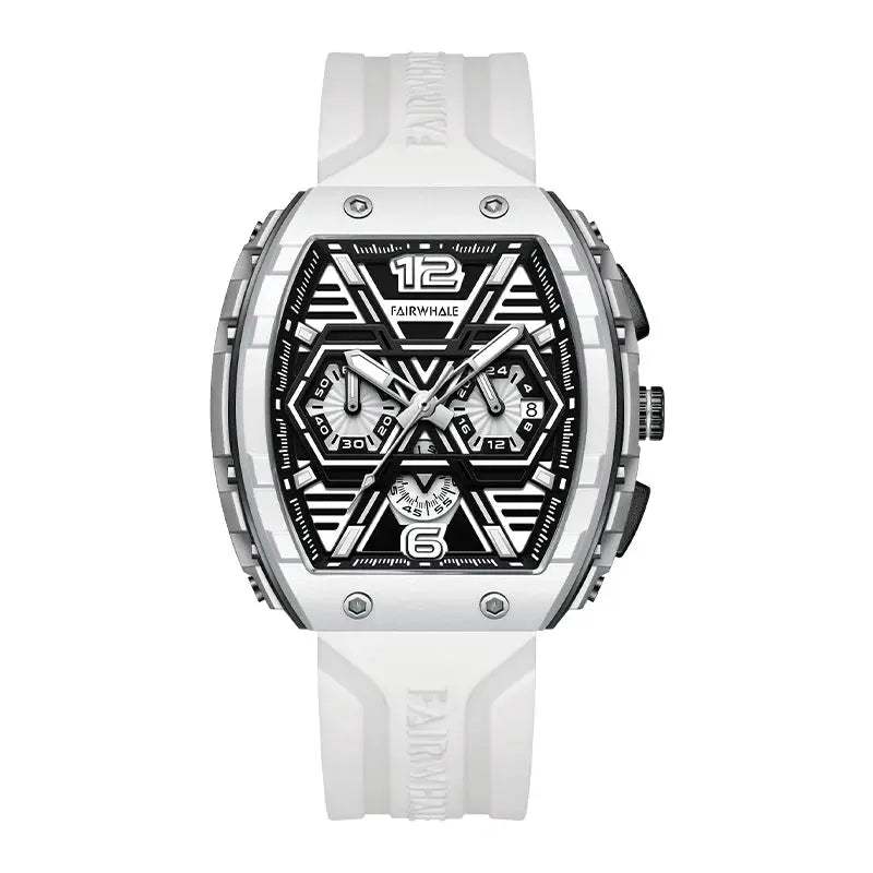 Mark Fairwhale 5560 Fashion Men's Quartz Watch Multifunction Calendar Luminous Casual Sports Watches for Man