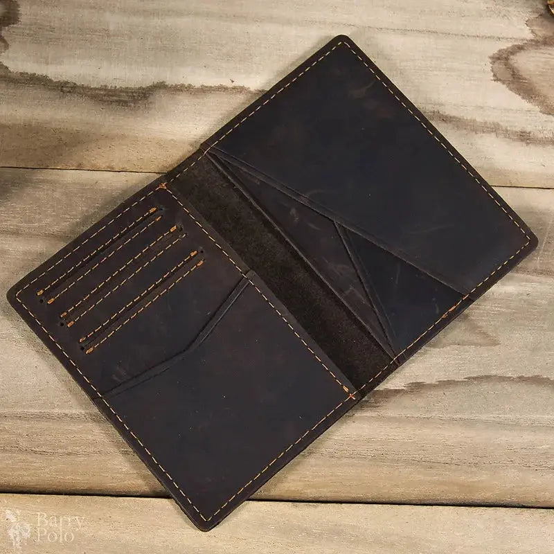 Vintage Leather Driver License Wallet Men Women Genuine Leather Slim Wallet Organizer Cover Male Female Minimalist Card Holder
