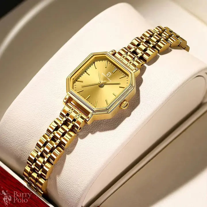 BARRY POLO New Fashion Ladies Quartz Watch Customized Luxury Simple Square Students Stainless Steel Alloy Case for Women