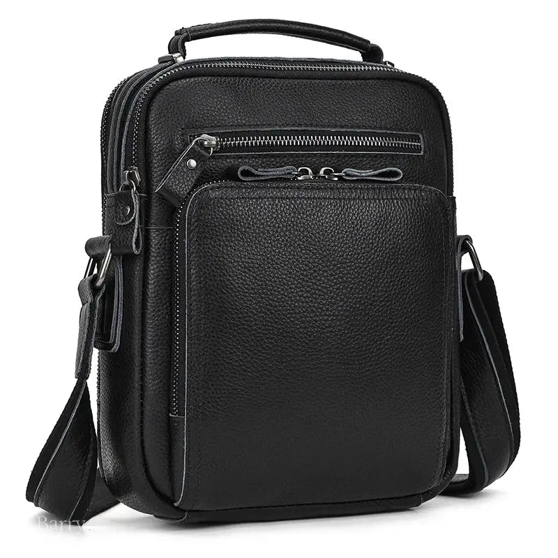 Newsbirds Leather Shoulder Bag Vintage Style Crossbody Bag Books School Bag Of Men Male Daily Messenger Bag Crazy Horse Skin
