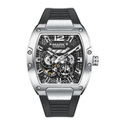 Mark Fairwhale Automatic Movement Men Watches Fashion Casual Sport Rubber Band Waterproof Mechanical Watch